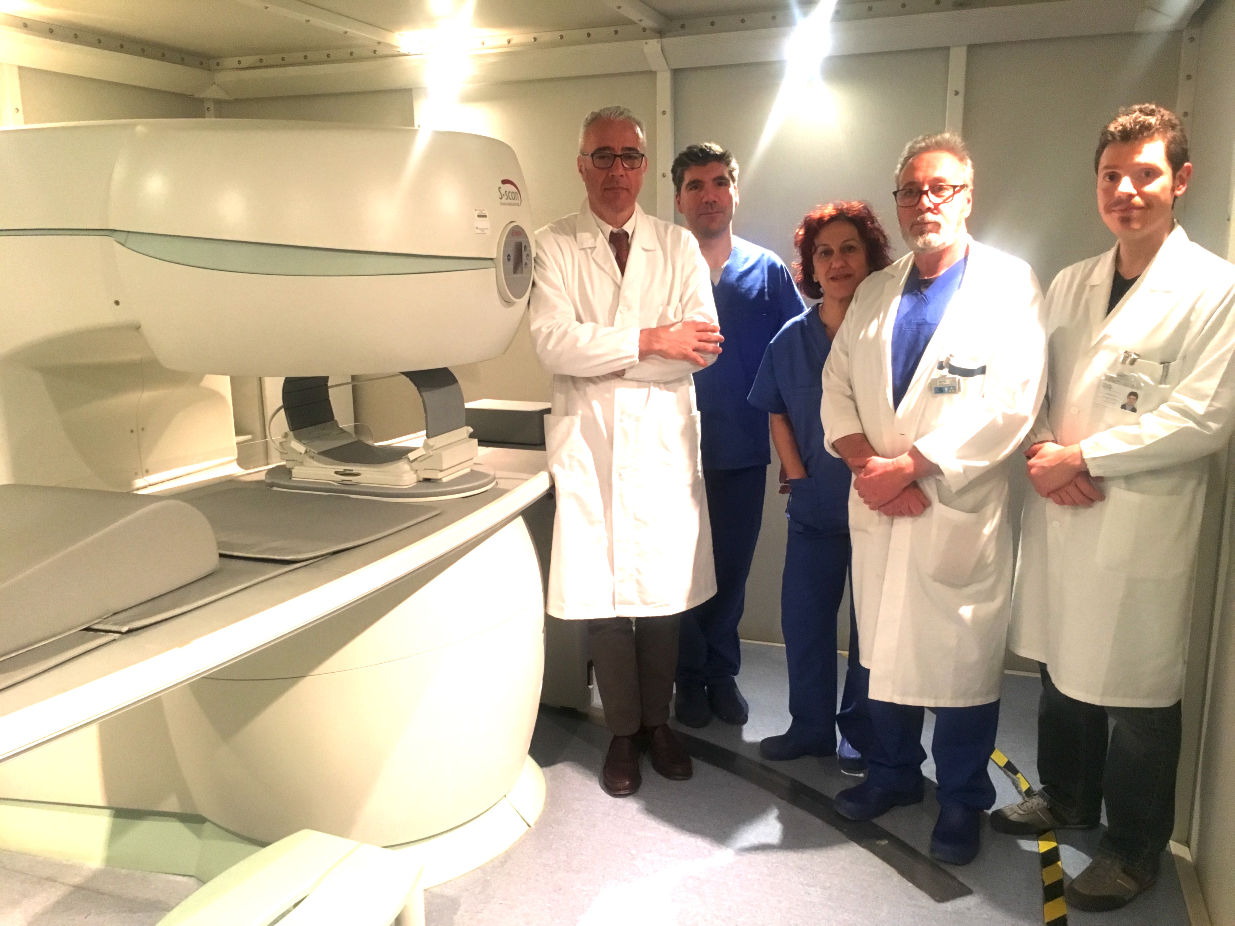 Il team di radiologia dell'IRCCS Montescano